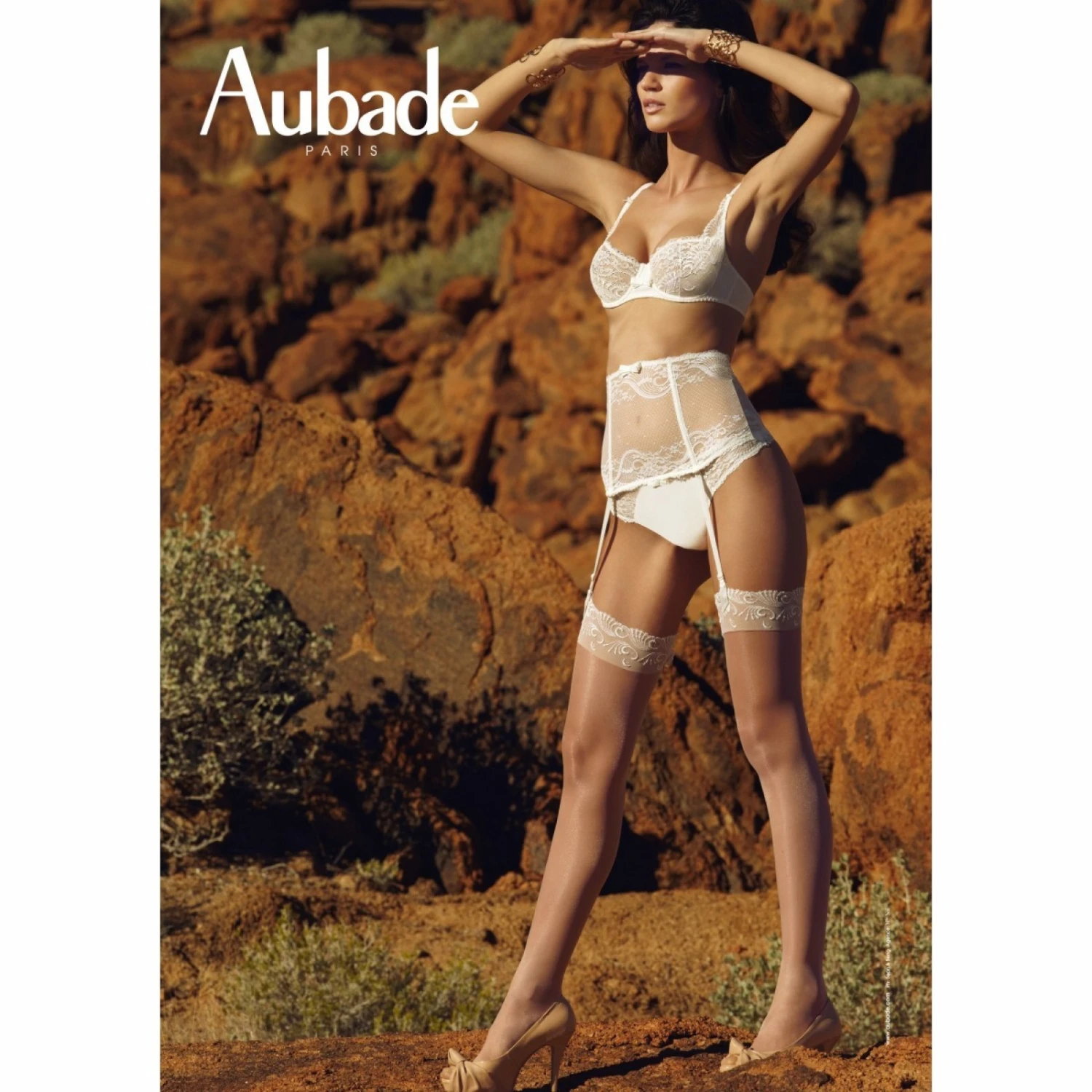 Soutien-Gorge Balconnet AUBADE L'Insoumise Nacre 3 Soutien-Gorge Balconnet AUBADE L'Insoumise Nacre – Image 3