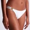 Aubade Bas De Maillot Bain Slip Minicoeur Coconut Sand