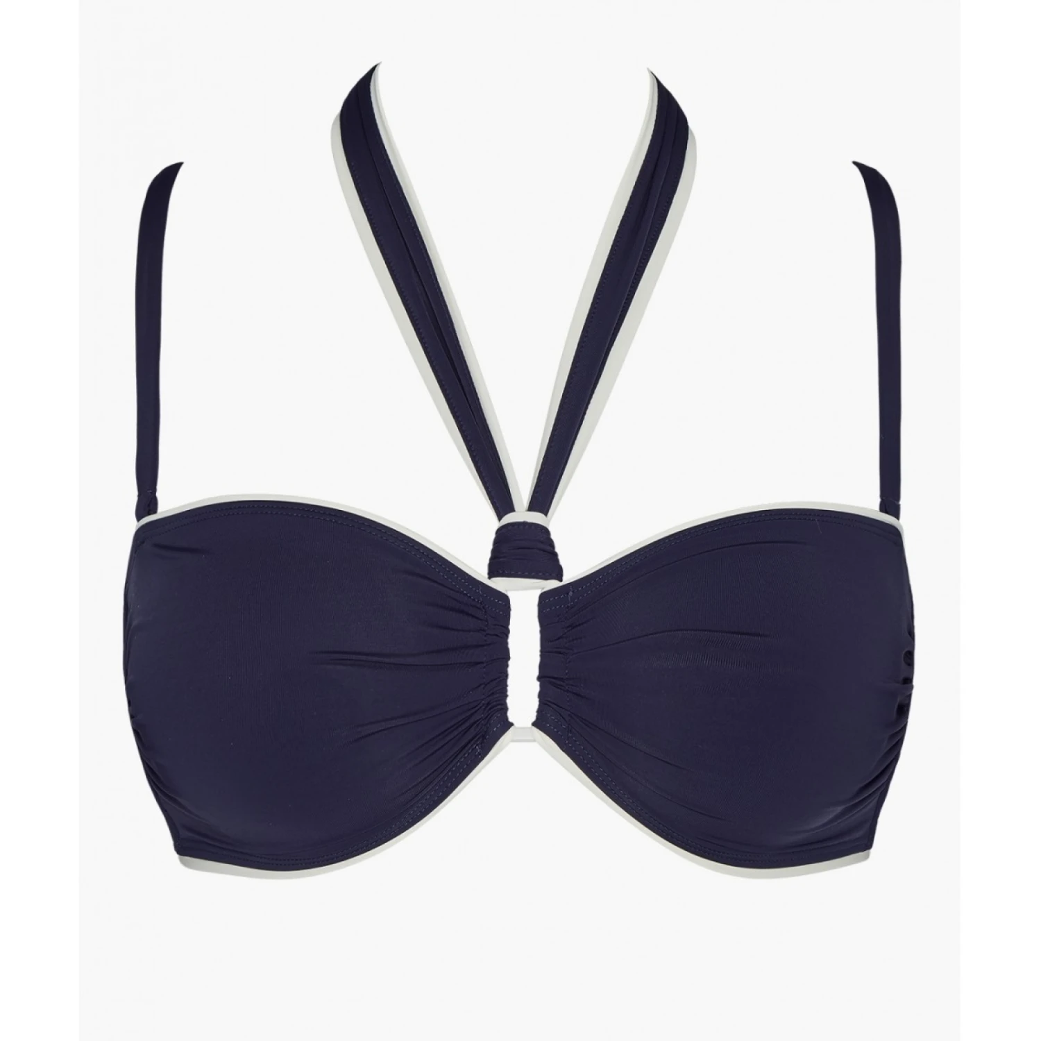 Aubade Haut Maillot De Bain Bandeau Coque La Baie Des Vagues Encre 5 Aubade Haut Maillot De Bain Bandeau Coque La Baie Des Vagues Encre – Image 5