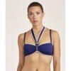 Aubade Haut Maillot De Bain Bandeau Coque La Baie Des Vagues Encre