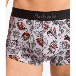 Aubade Men Boxer Trunk Homme Grey Art -Sous-vêtement Soldes Boutique 1600x1600 aubade men boxer trunk homme grey art p5 00 15072021