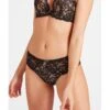 Aubade Mon Bijou Slip Brésilien Perle Noire