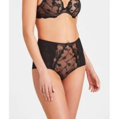 Gazebo Parts Direct Sales Store -Sous-vêtement Soldes Boutique 1600x1600 aubade softessence culotte haute noire p1 06 06092021