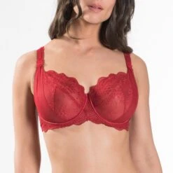 Aubade Soutien-Gorge Emboitant Aubade à L'Amour Rouge Darling