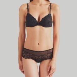 Aubade Soutien-Gorge Push-Up Au Bal De Flore Noir -Sous-vêtement Soldes Boutique 1600x1600 aubade soutien gorge push up au bal de flore noir p3 52 22112019