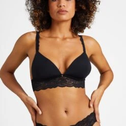 Meilleures ventes 11 Aubade Soutien-Gorge Sans Armatures Sweetessence Noir