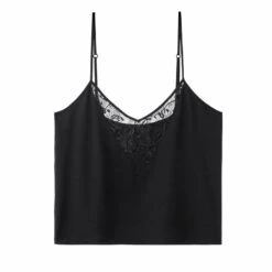Aubade Top Fines Bretelles Lazy Days Noir -Sous-vêtement Soldes Boutique 1600x1600 aubade top fines bretelles lazy days noir p6 09 16082022