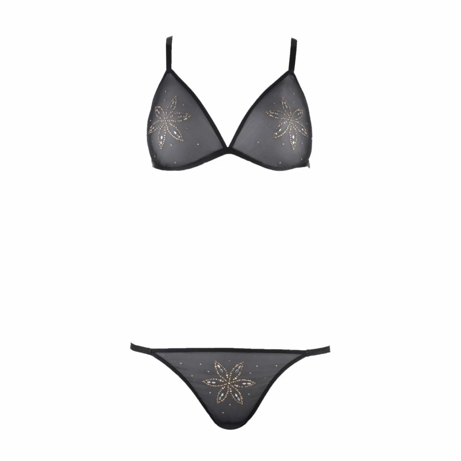 Boite à Désir AUBADE Ensemble Strass Noir 6 Boite à Désir AUBADE Ensemble Strass Noir – Image 6