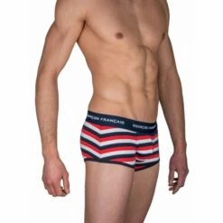 Boxer Court GARCON FRANCAIS Rayures Rouge Marine Blanc -Sous-vêtement Soldes Boutique 1600x1600 boxer court garcon francais rayures rouge marine blanc p2 24 22022018