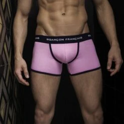 Boxer Long GARCON FRANCAIS GFLB1-14 Rose -Sous-vêtement Soldes Boutique 1600x1600 boxer long garcon francais gflb1 14 rose p2 58 23032017