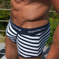 Boxer Long GARCON FRANCAIS GFLB1-16 Marinière -Sous-vêtement Soldes Boutique 1600x1600 boxer long garcon francais gflb1 16 mariniere p2 01 23032017