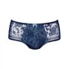 Culotte Haute Rosa Faia Fleur Bleu Marine