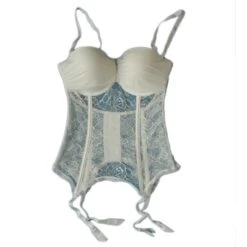 LEJABY Bustier Crystal Lys