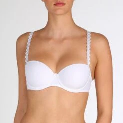 MARIE JO L'AVENTURE Soutien-Gorge Balconnet Rembourré Tom Blanc