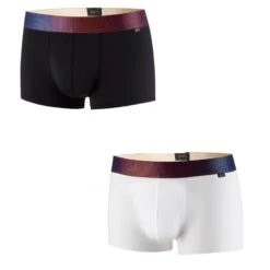 Pack 2 Boxers HOT Imari Blanc Et Noir