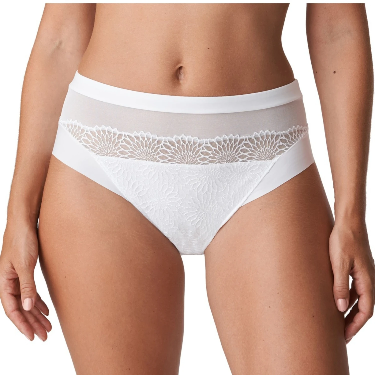 PRIMADONNA Slip Taille Haute Sophora Blanc 1 PRIMADONNA Slip Taille Haute Sophora Blanc