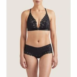 Shorty Saint-Tropez AUBADE Bahia & Moi Noir -Sous-vêtement Soldes Boutique 1600x1600 shorty saint tropez aubade bahia moi noir p2 32 06072020