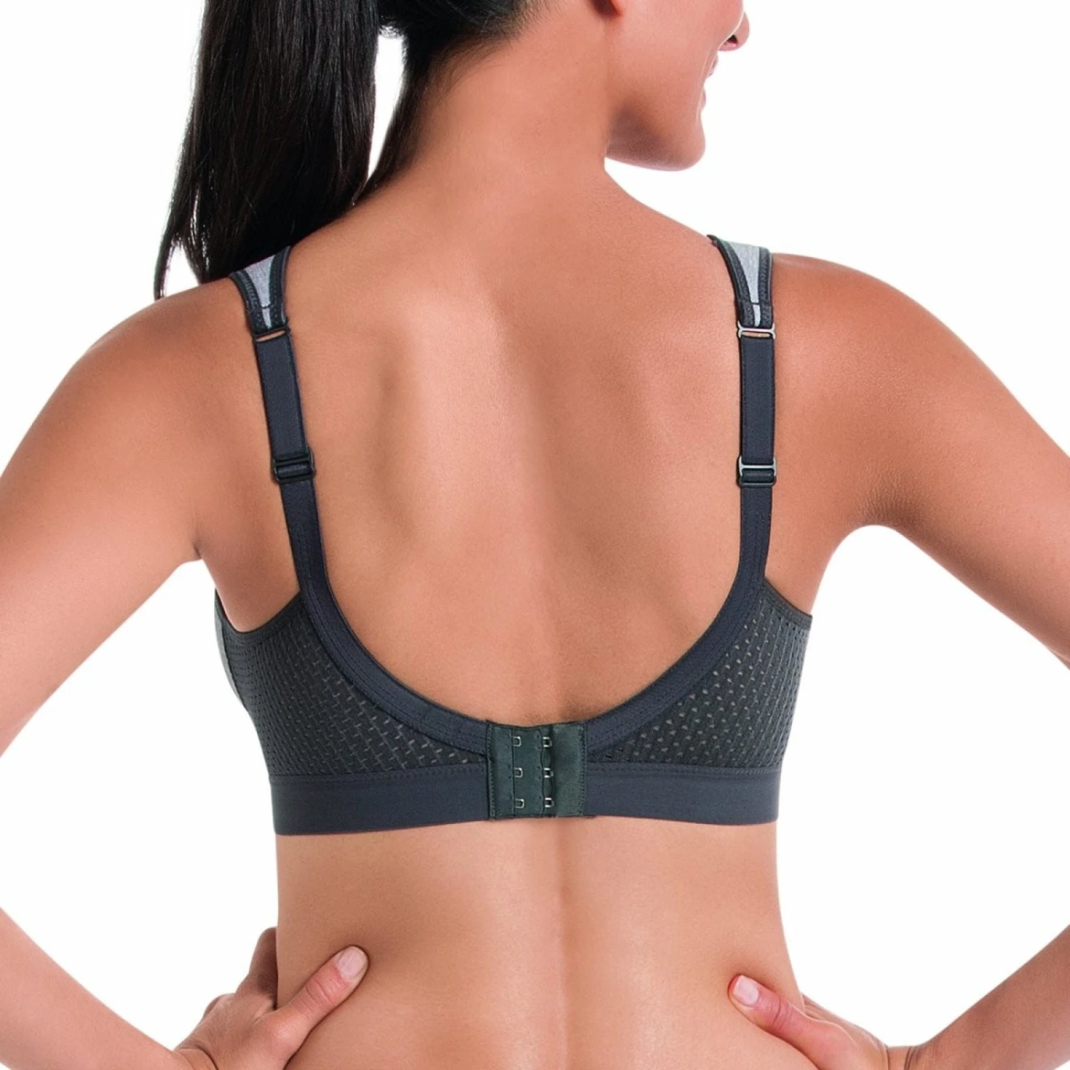 Soutien-Gorge Sport ANITA Active Extreme Control Gris Chiné 3 Soutien-Gorge Sport ANITA Active Extreme Control Gris Chiné – Image 3