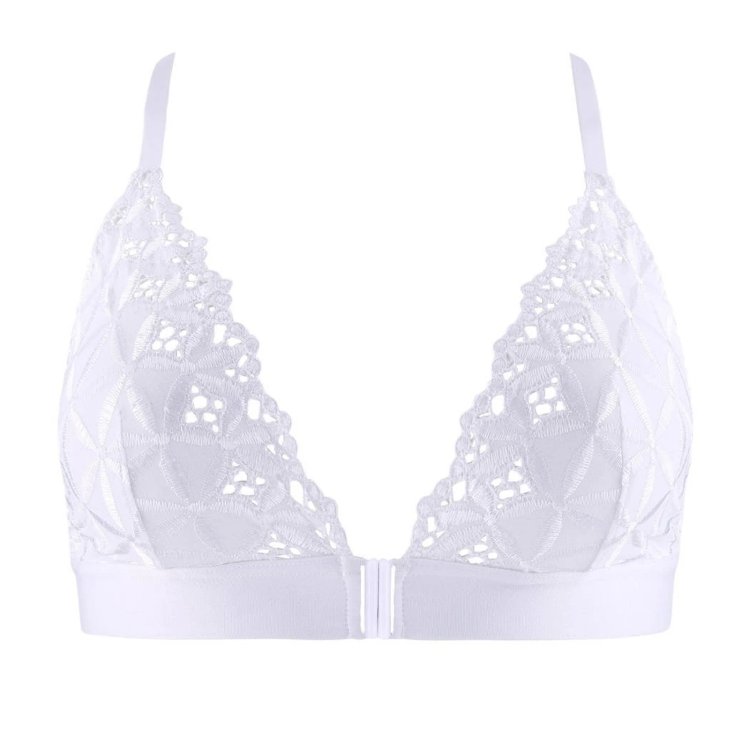 Soutien-gorge Triangle AUBADE Bahia & Moi Blanc 7 Soutien-gorge Triangle AUBADE Bahia & Moi Blanc – Image 7